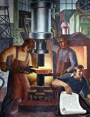 Los murales de Sabino Springett